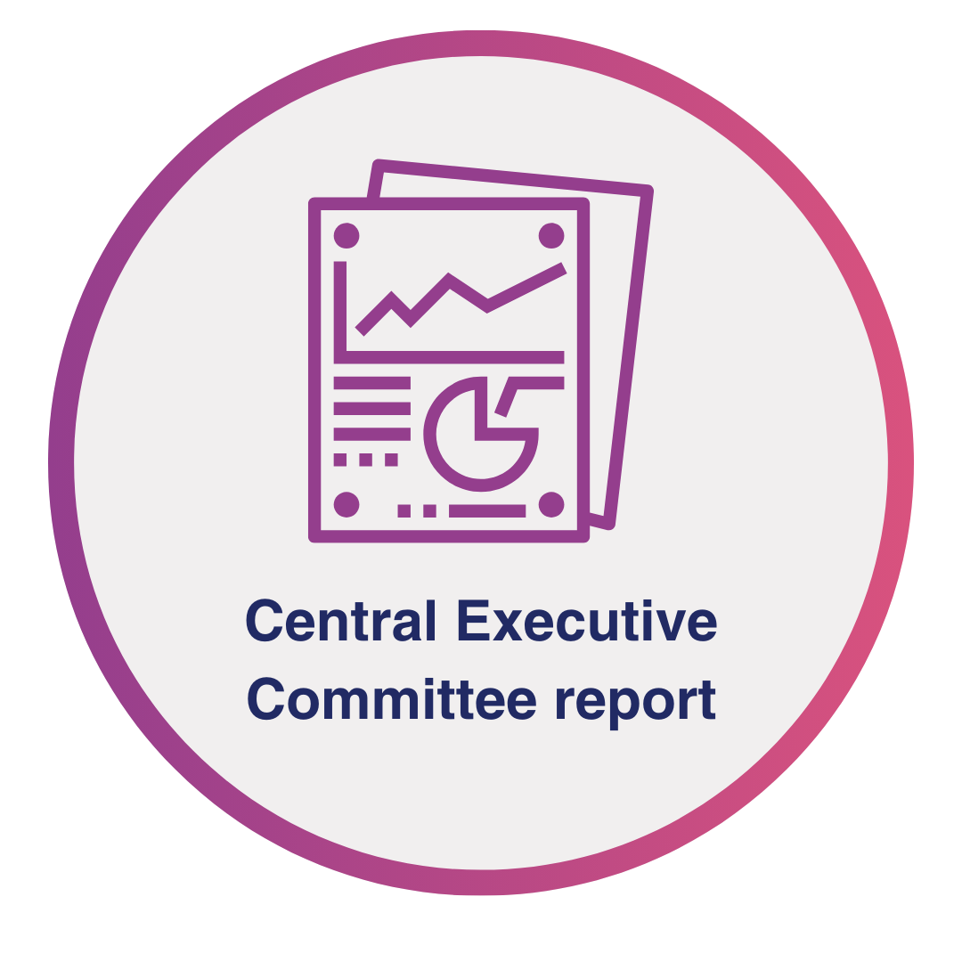 Press here to read the central executive committee report 2022 to 2024.