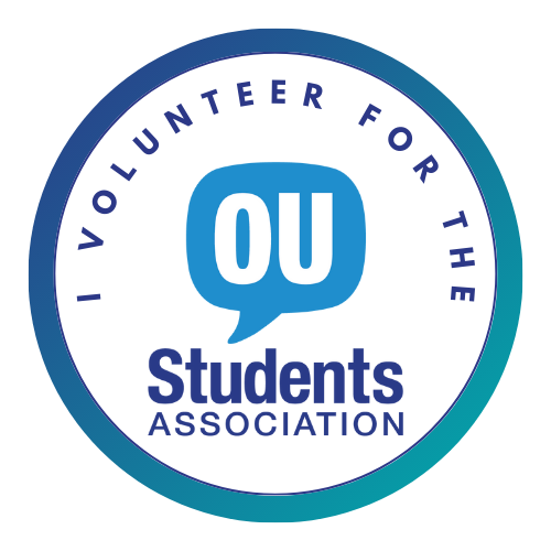 I volunteer for the students association badge
