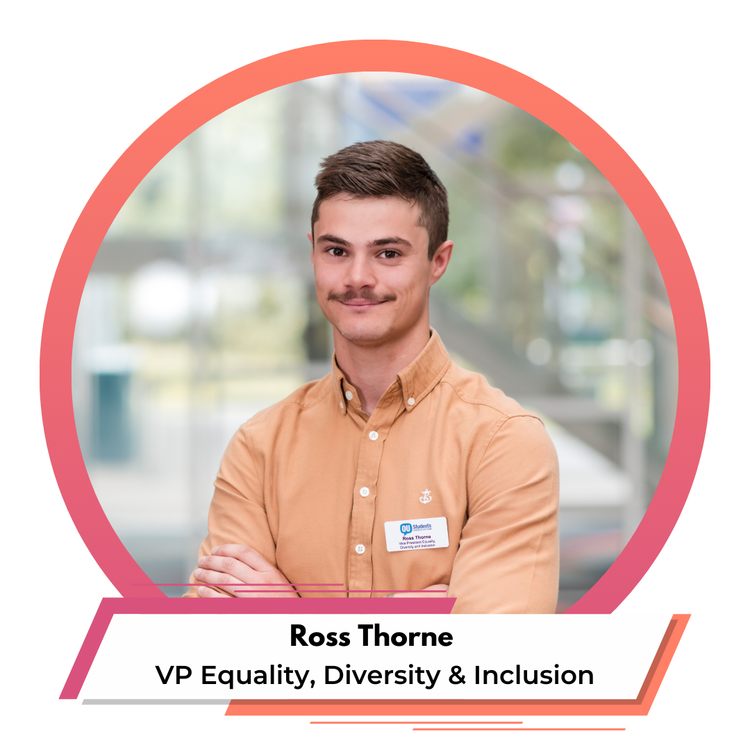 Image of Ross Thorn. Text Reads: Ross Thorne, VP Equality, Diversity and Inclusion